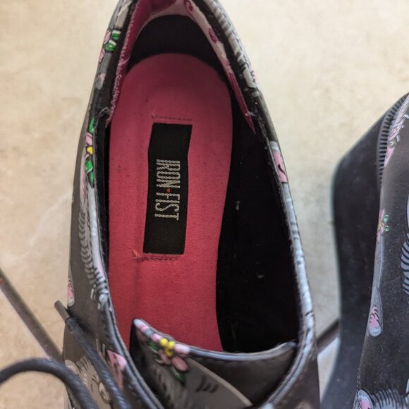 Iron Fist Womens Cat Lady Creepers Size 6 - Picture 4 of 11
